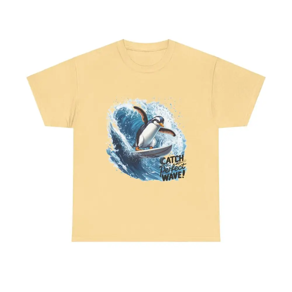 Penguin Wave Rider | Eco-Friendly Surfing Tee - Image 5