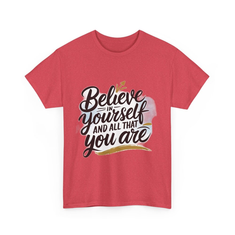 Believe in Yourself – Motivational Quote T-Shirt - Image 4