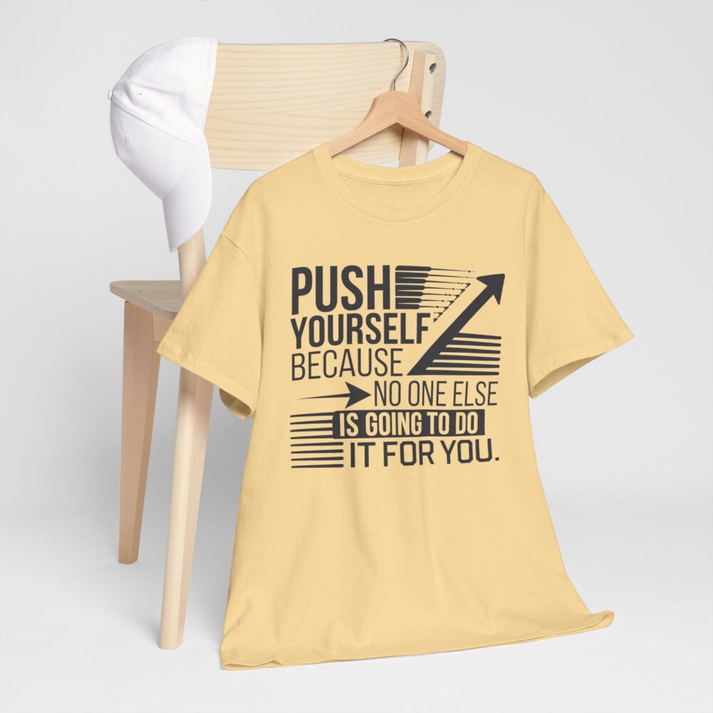 Push Yourself | Motivational Arrow Unisex Tee - Image 13