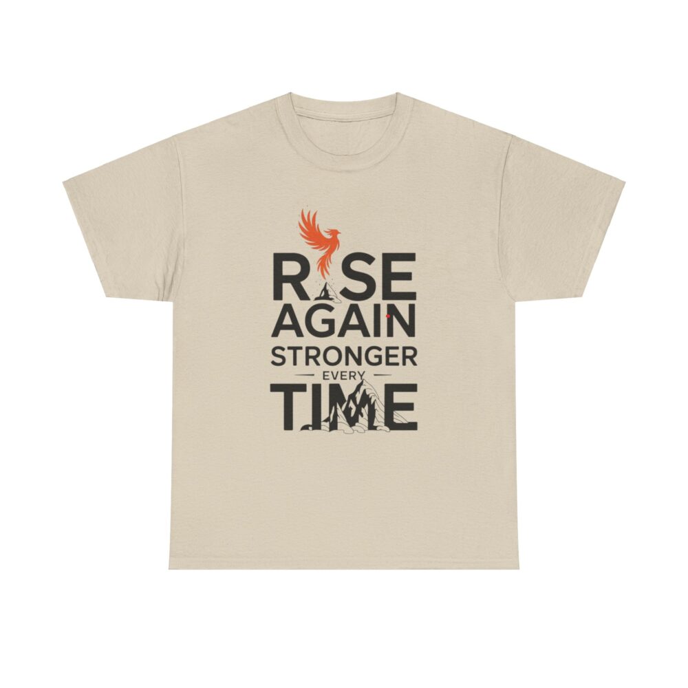 Rise Again Stronger | Motivational Phoenix Tee - Image 5