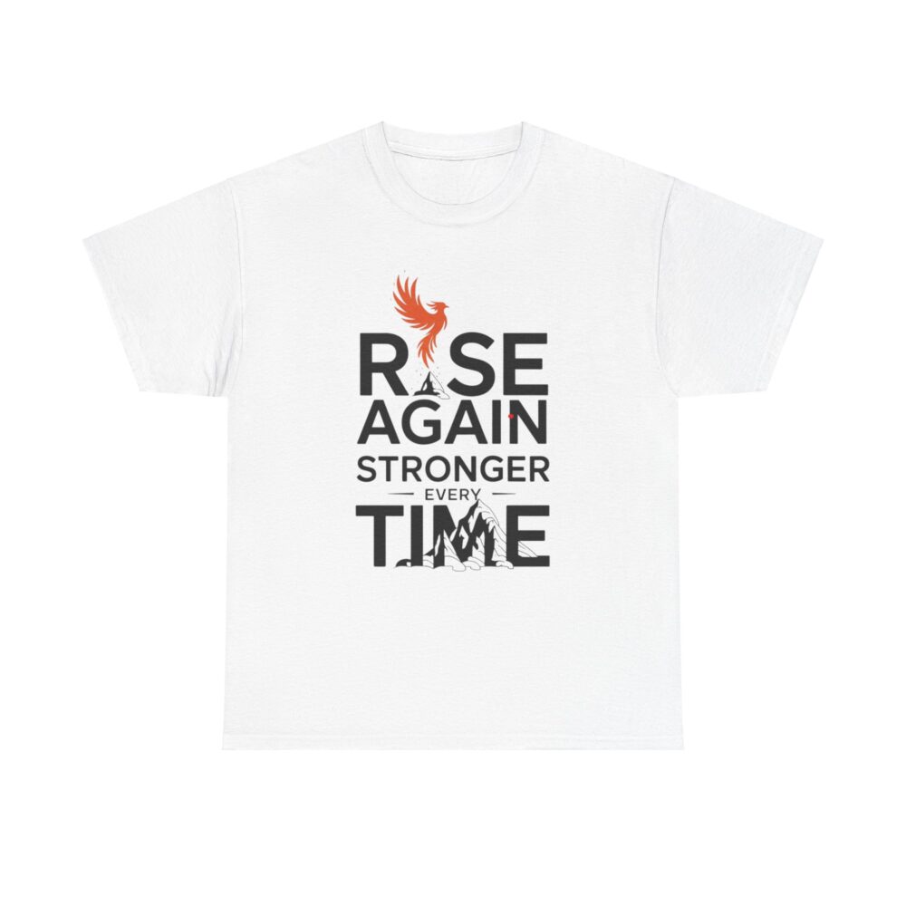 Rise Again Stronger | Motivational Phoenix Tee - Image 8