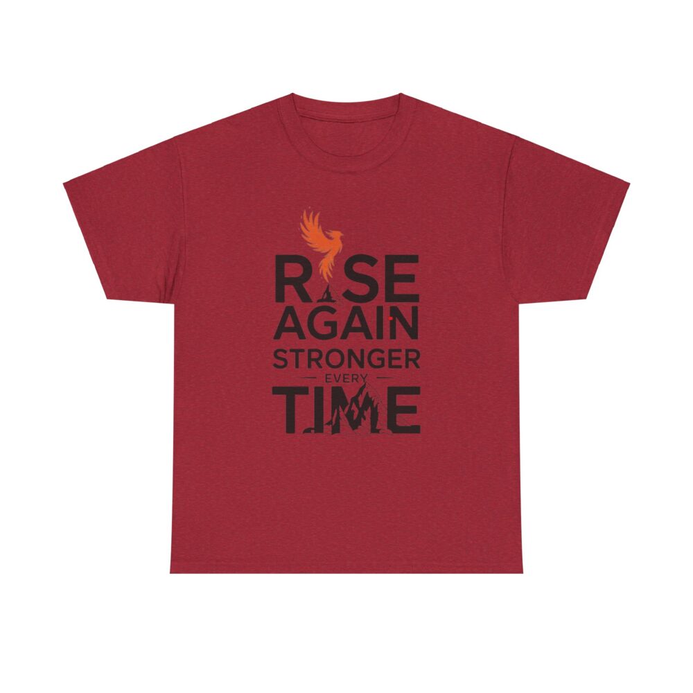 Rise Again Stronger | Motivational Phoenix Tee - Image 4