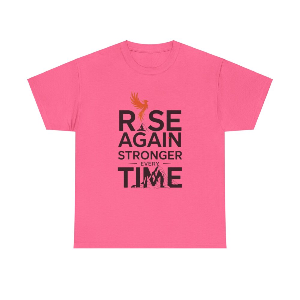 Rise Again Stronger | Motivational Phoenix Tee - Image 2