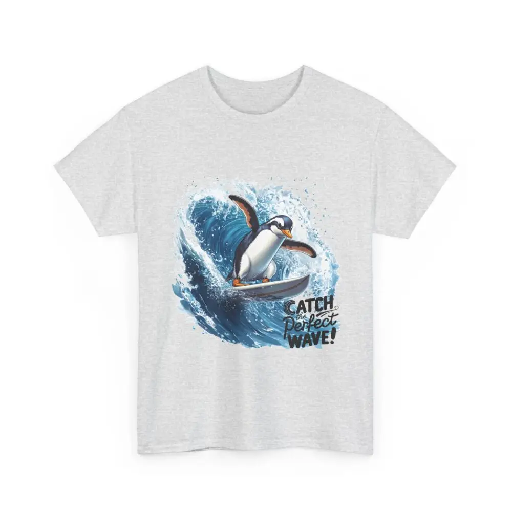 Penguin Wave Rider | Eco-Friendly Surfing Tee - Image 8