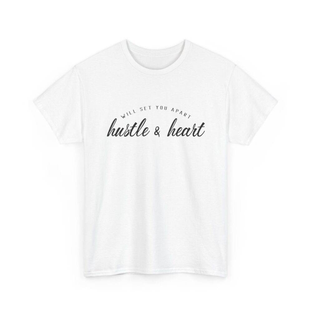 "Hustle & Heart" T-Shirt - Image 2