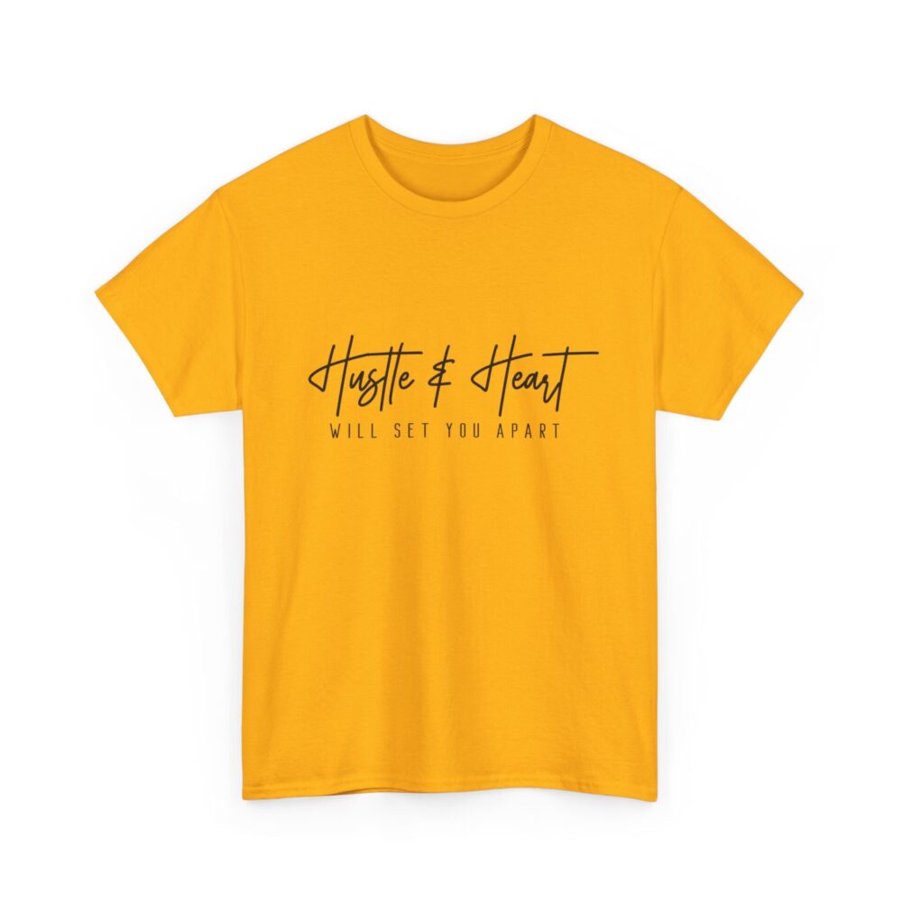 Hustle & Heart Motivational T-Shirt - Image 2