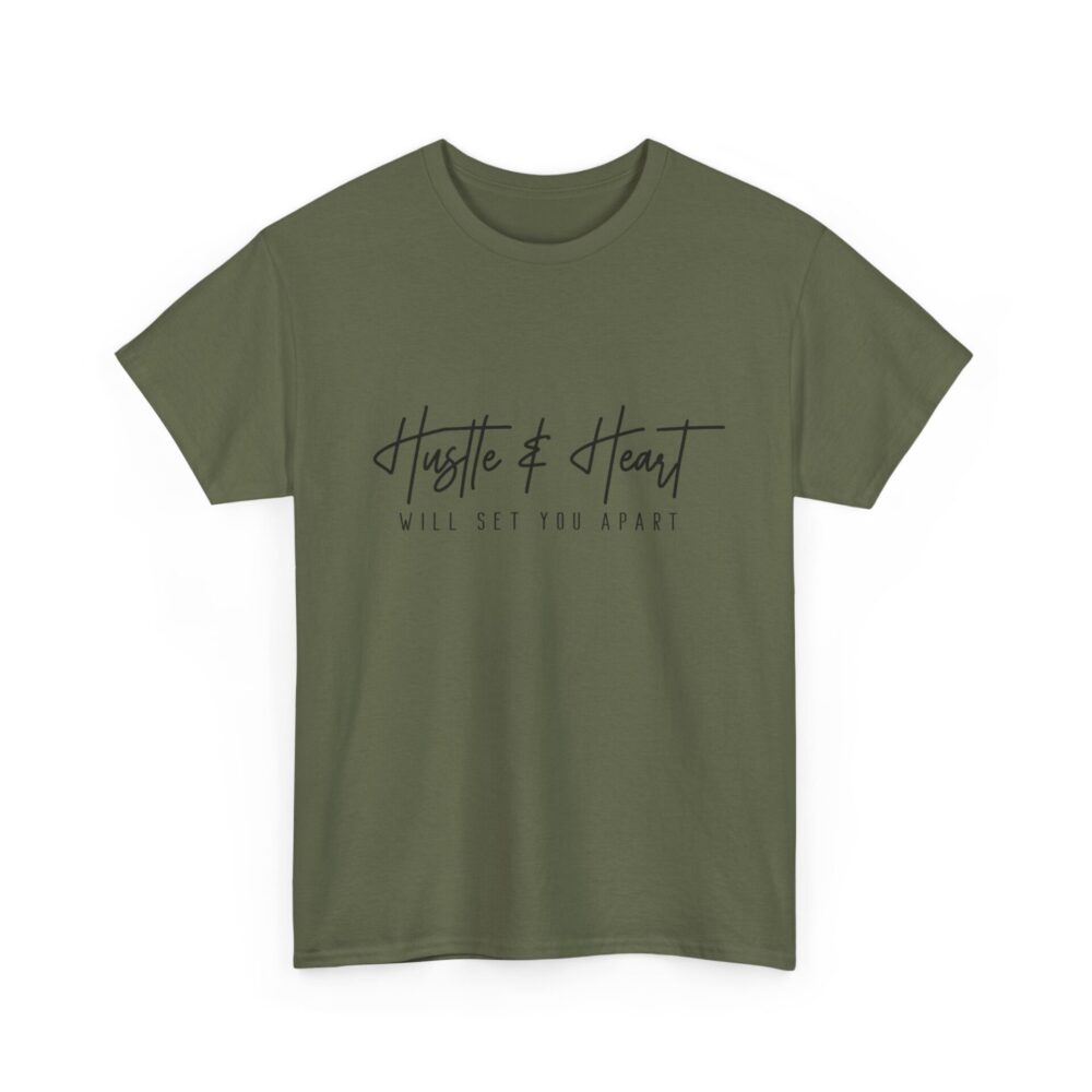 Hustle & Heart Motivational T-Shirt - Image 3