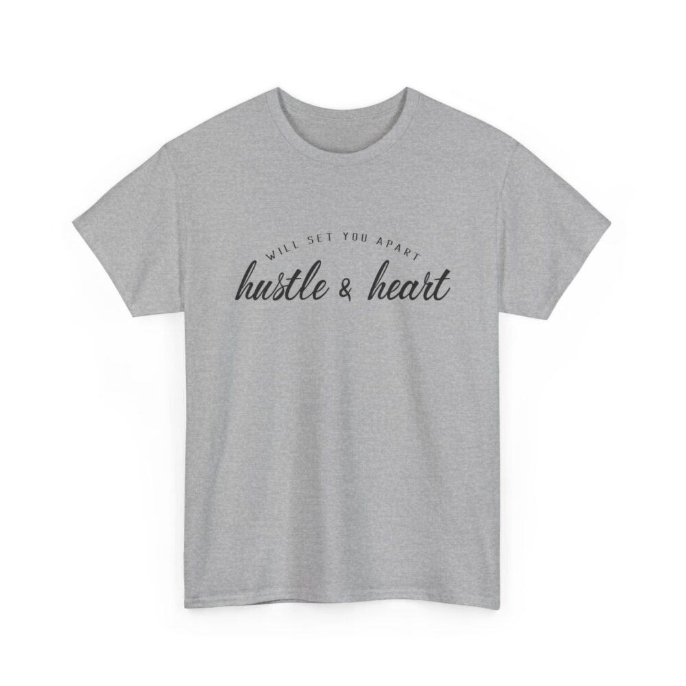 "Hustle & Heart" T-Shirt - Image 7