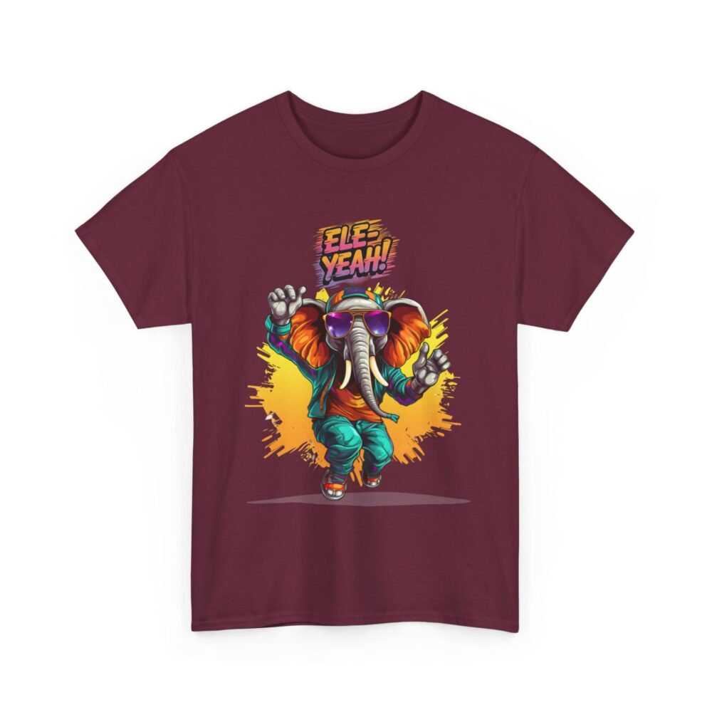 Ele-Yeah! Cool Dancing Elephant T-Shirt - Image 5