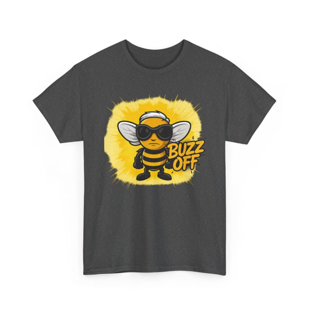 Buzz Off Angry Bee T-Shirt – Funny Sarcastic Attitude Tee - Image 5
