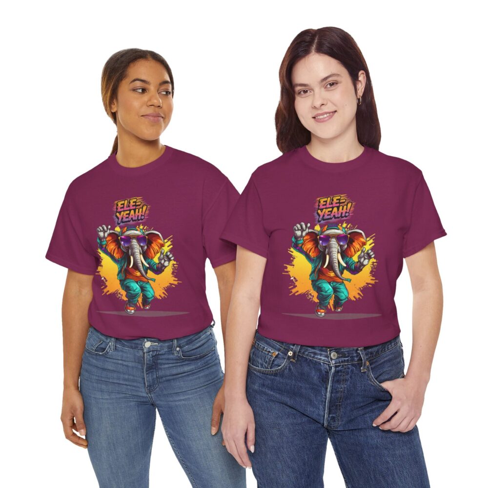Ele-Yeah! Cool Dancing Elephant T-Shirt - Image 14