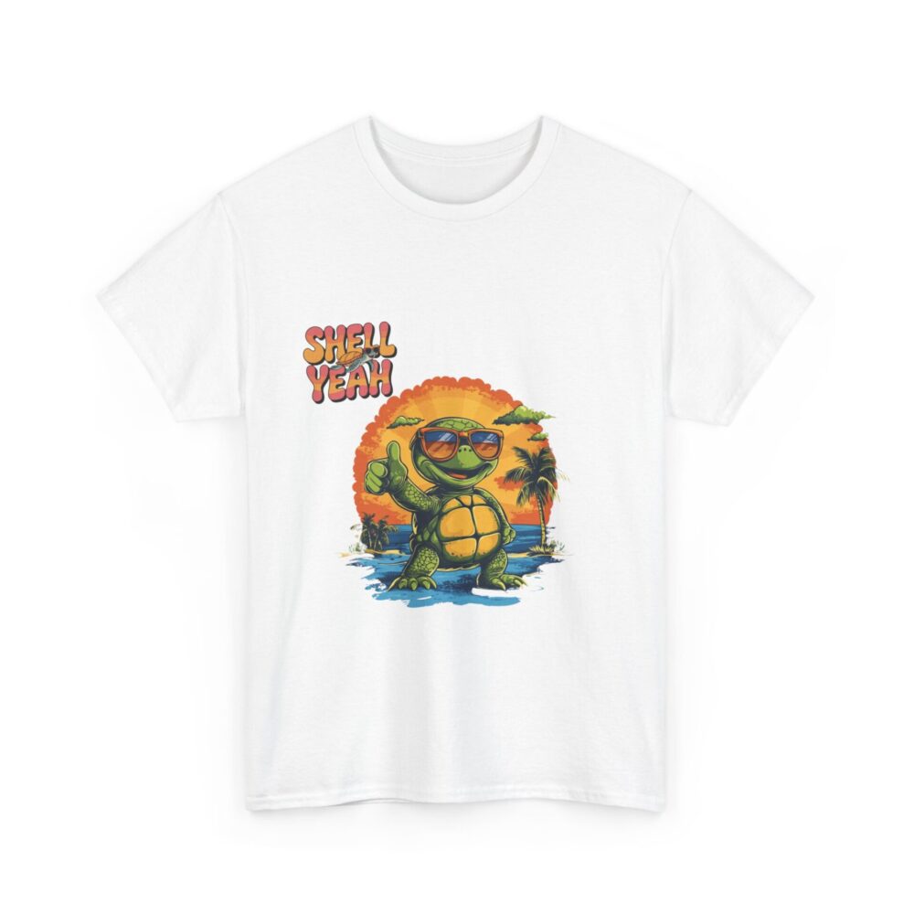 Shell Yeah Tropical Turtle T-Shirt – Beach Vibes & Island Fun