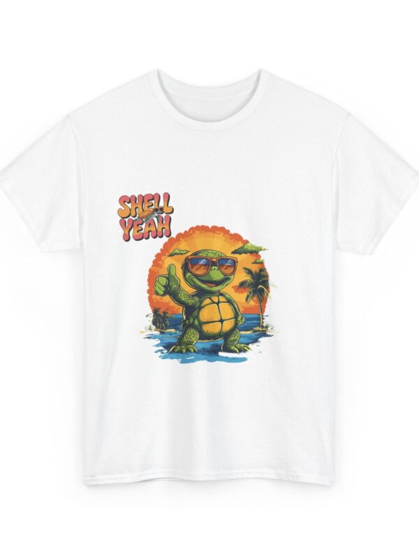 Shell Yeah Tropical Turtle T-Shirt – Beach Vibes & Island Fun
