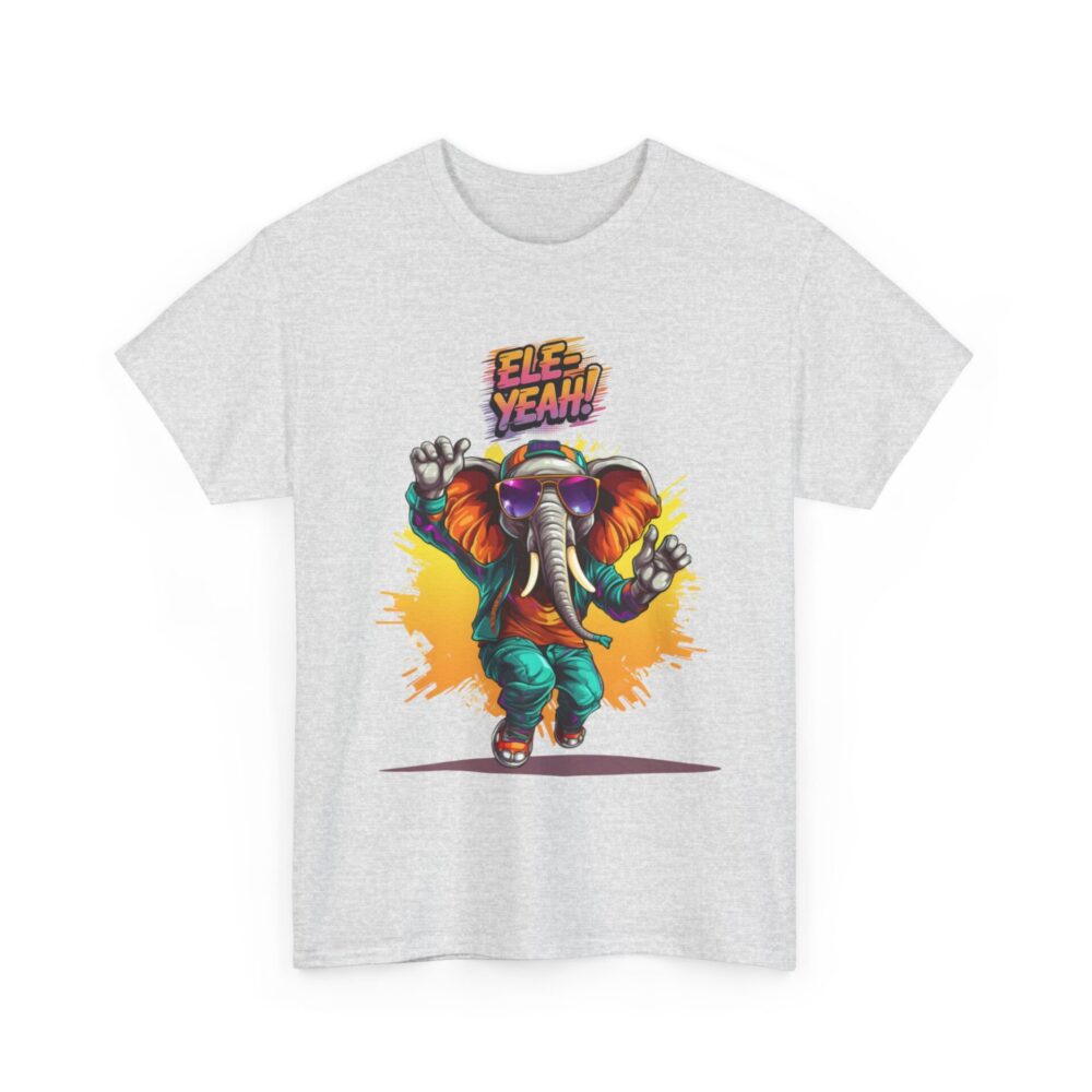 Ele-Yeah! Cool Dancing Elephant T-Shirt - Image 3