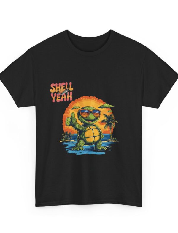 Shell Yeah Tropical Turtle T-Shirt – Beach Vibes & Island Fun