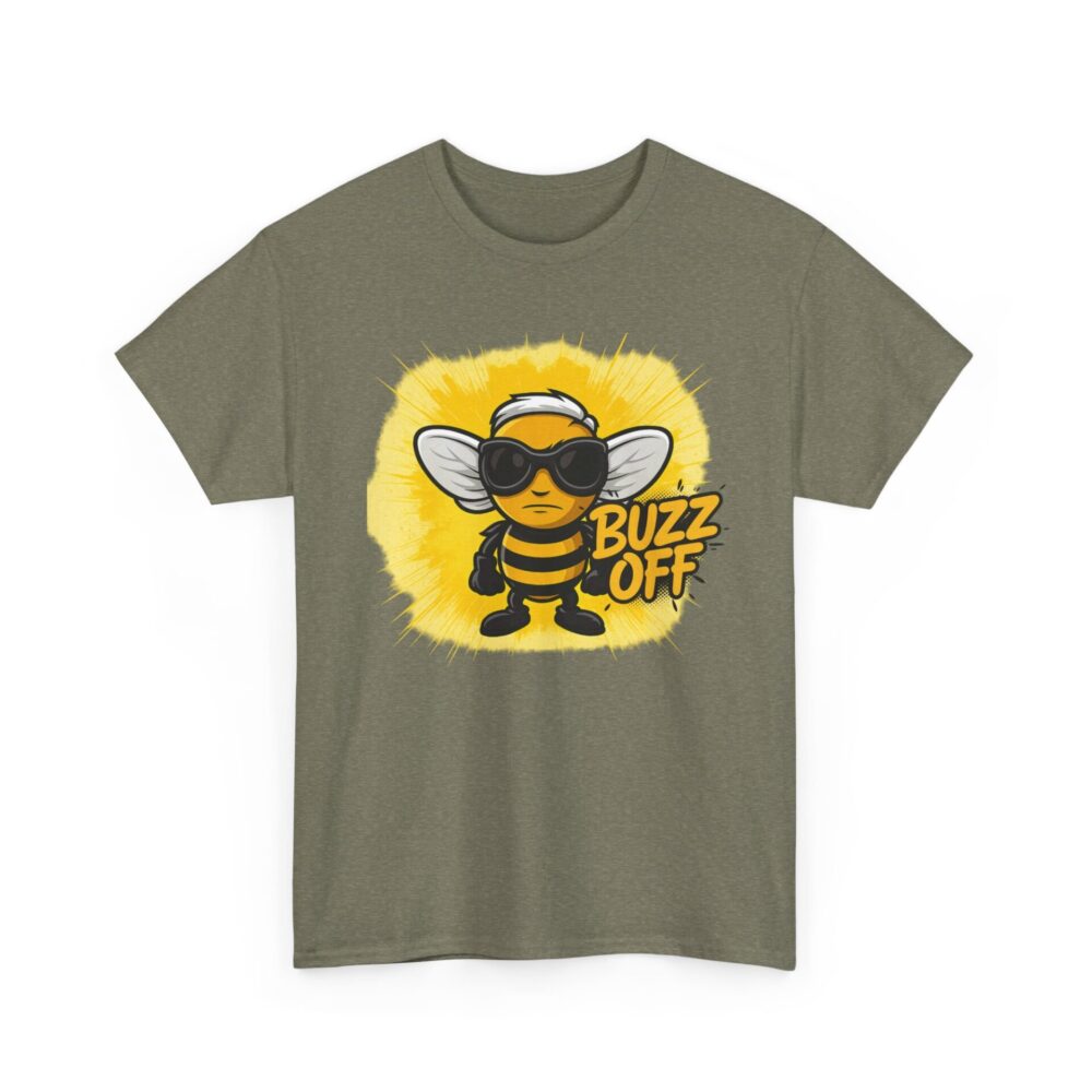 Buzz Off Angry Bee T-Shirt – Funny Sarcastic Attitude Tee
