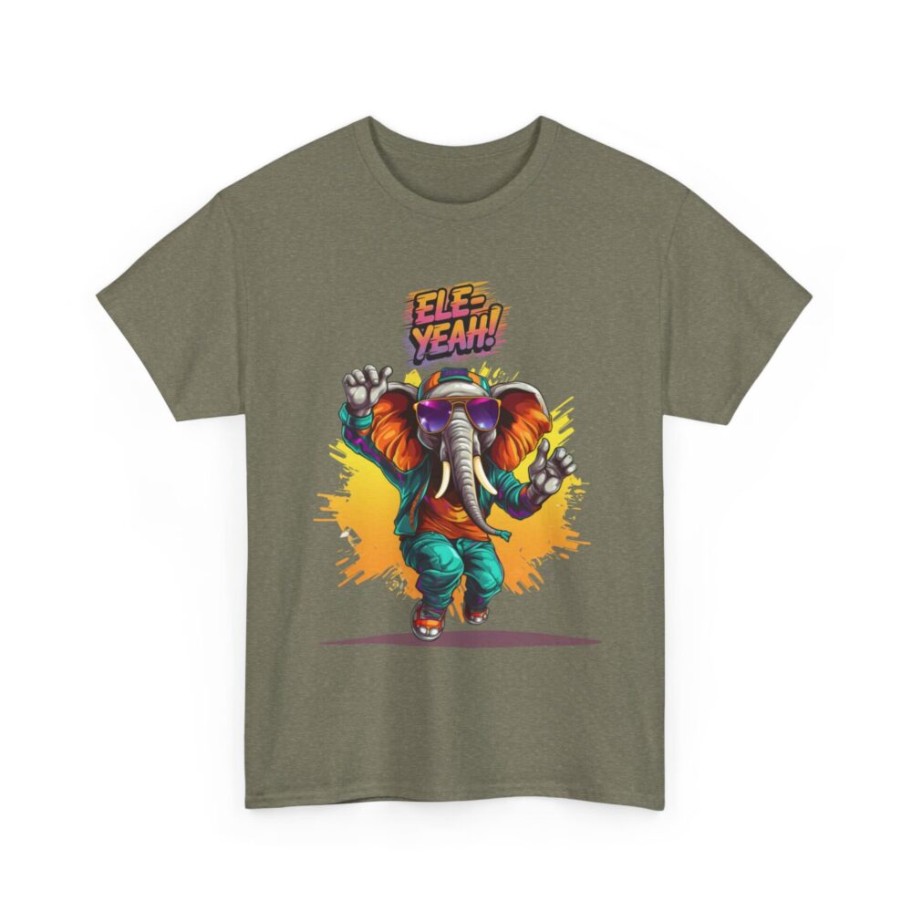 Ele-Yeah! Cool Dancing Elephant T-Shirt - Image 6