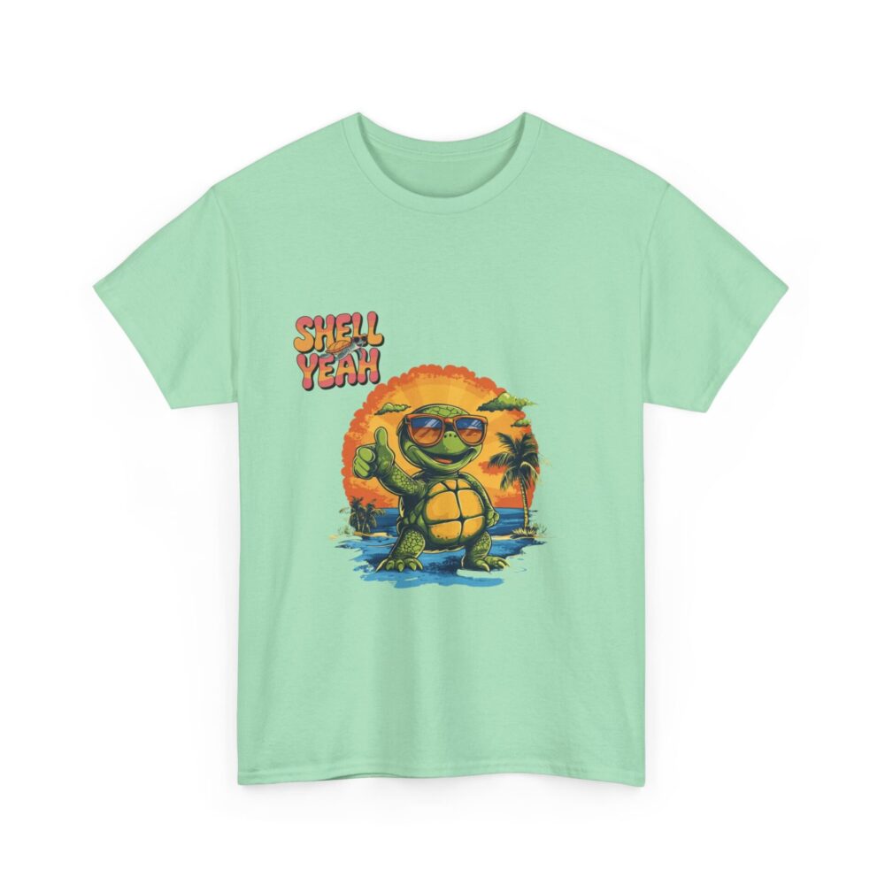 Shell Yeah Tropical Turtle T-Shirt – Beach Vibes & Island Fun - Image 4