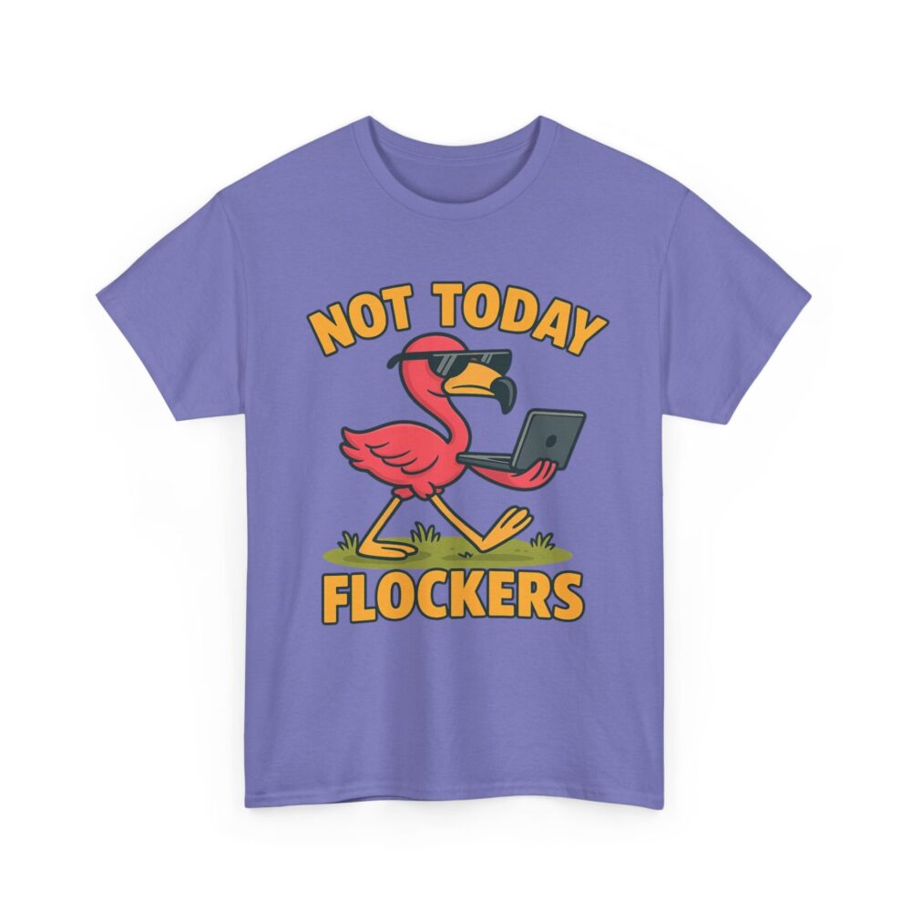 Not Today, Flockers – Funny Flamingo T-Shirt Design with Attitude - Image 10
