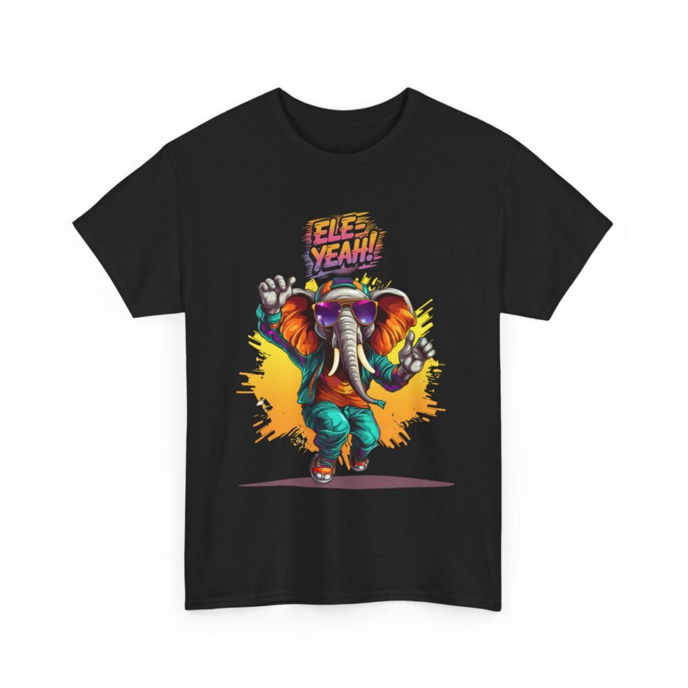 Ele-Yeah! Cool Dancing Elephant T-Shirt - Image 4