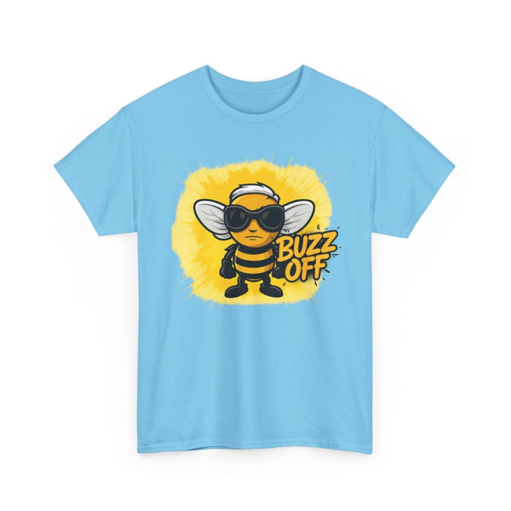 Buzz Off Angry Bee T-Shirt – Funny Sarcastic Attitude Tee - Image 7