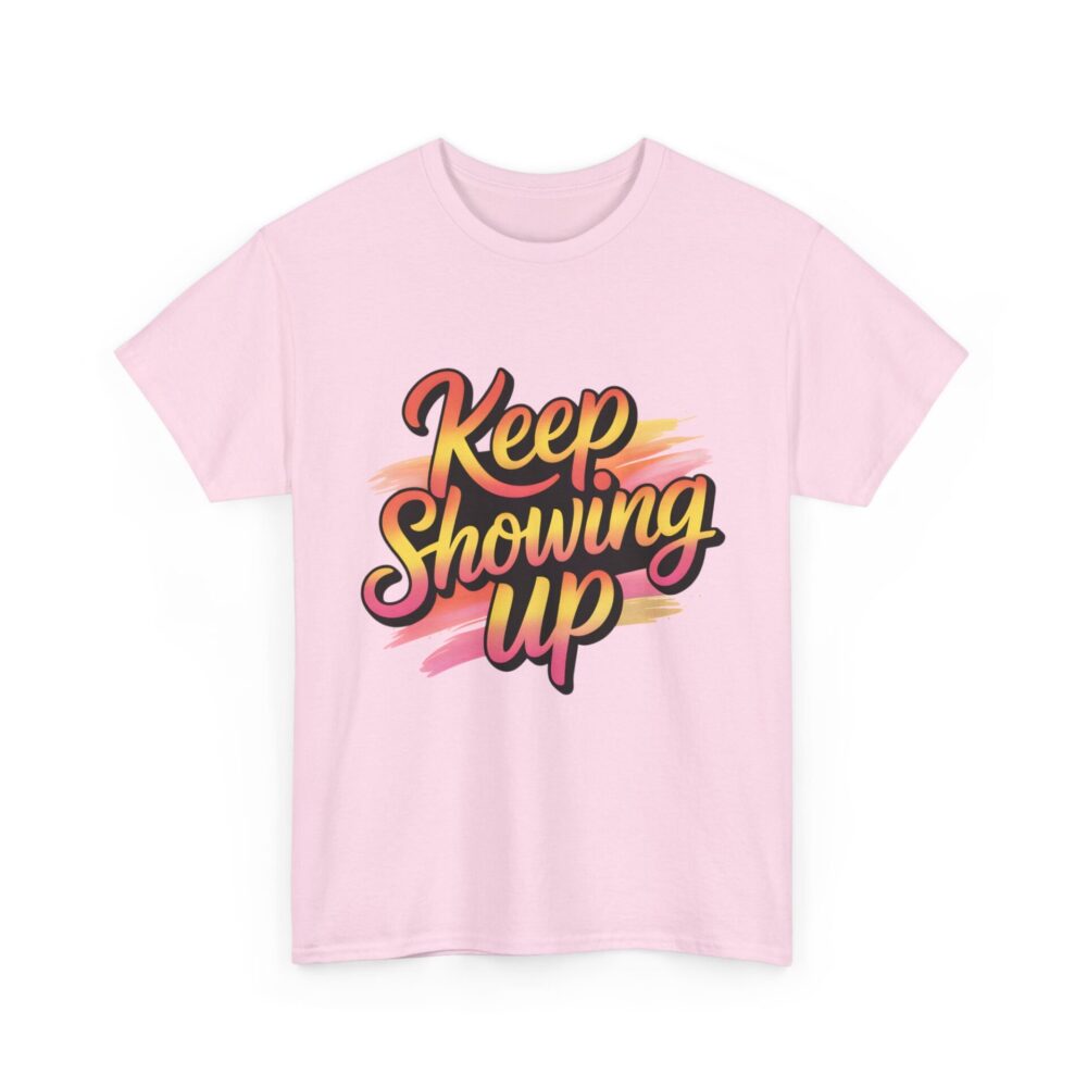Keep Showing Up – Sunset Strokes Tee - Image 7