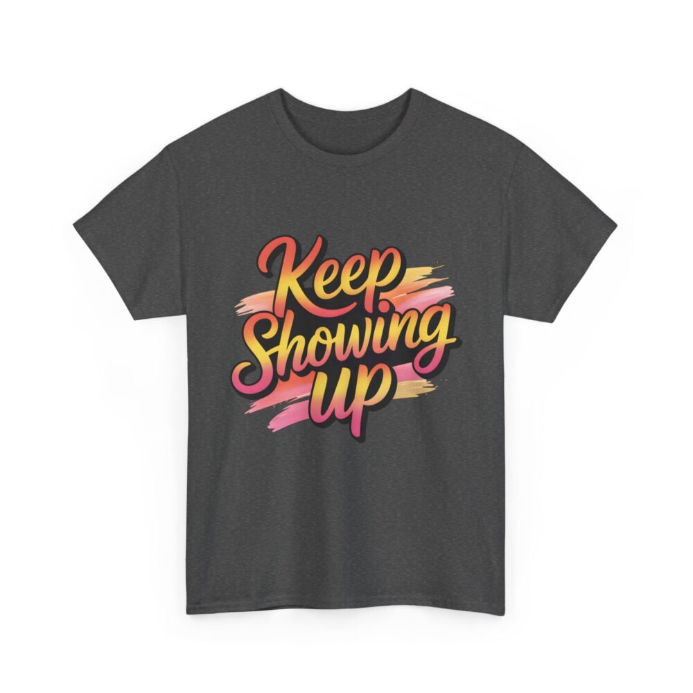 Keep Showing Up – Sunset Strokes Tee