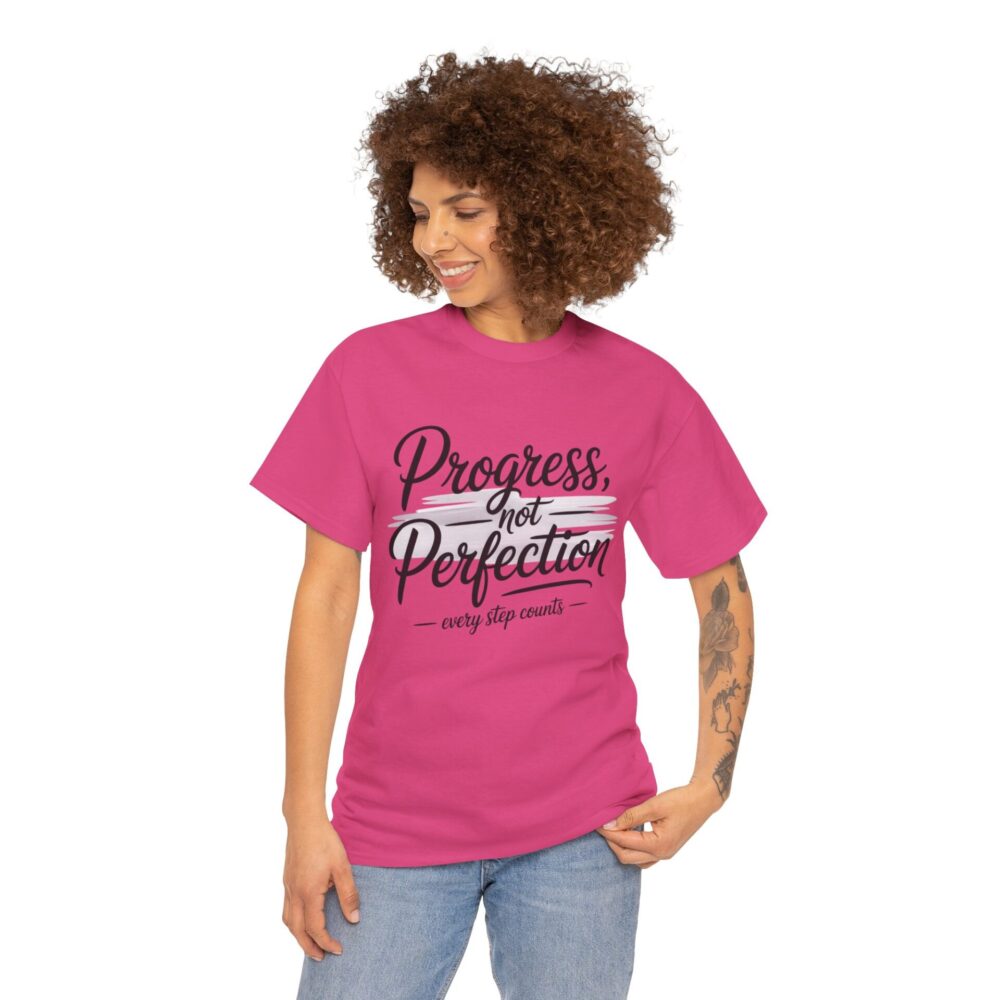 Progress Over Perfection – Every Step Counts Tee - Image 2